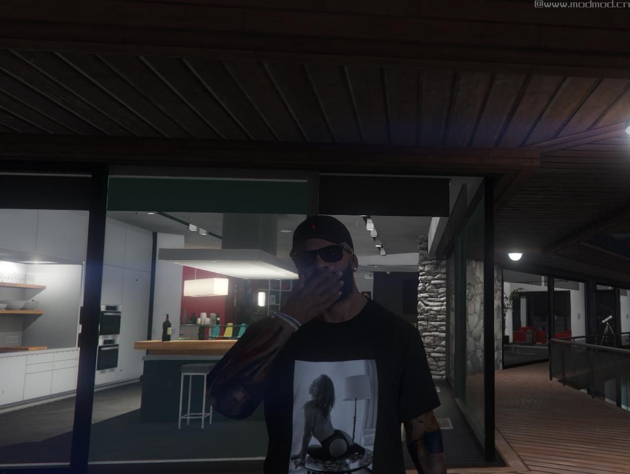 侠盗猎车手5「GTA5」Mod: Riley Reid Shirt Pack