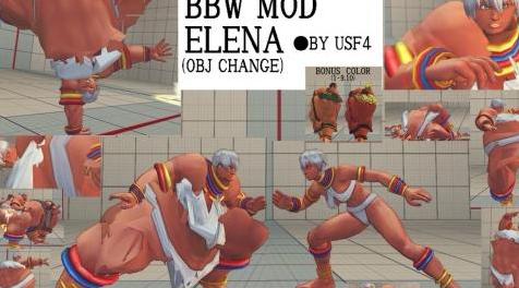 终极街霸4MOD BBW MOD ELENA