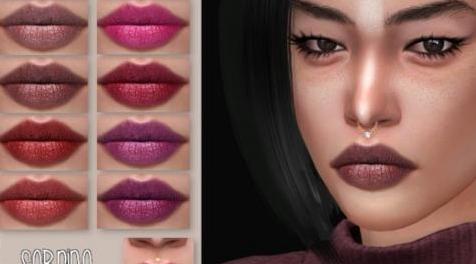 模拟人生4MOD IMF Sabrina Lipstick N.133 口红