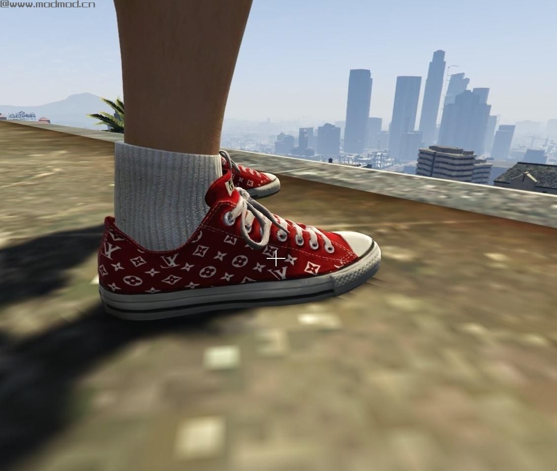 侠盗猎车手5「GTA5」Mod: L.V Converse All Stars low