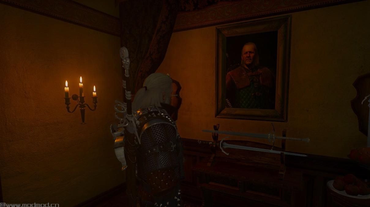 巫师3：狂猎MOD Corvo Bianco绘画作品改编