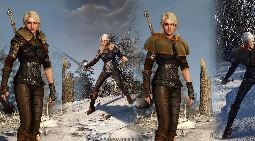 巫师3：狂猎MOD 毒蛇盔甲Ciri