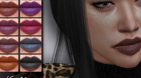 模拟人生4MOD IMF Kathleen Lipstick N.137 口红