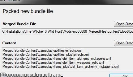 巫师3：狂猎MOD 脚本合并