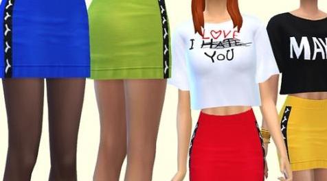 模拟人生4MOD Skirt TYA 裙子