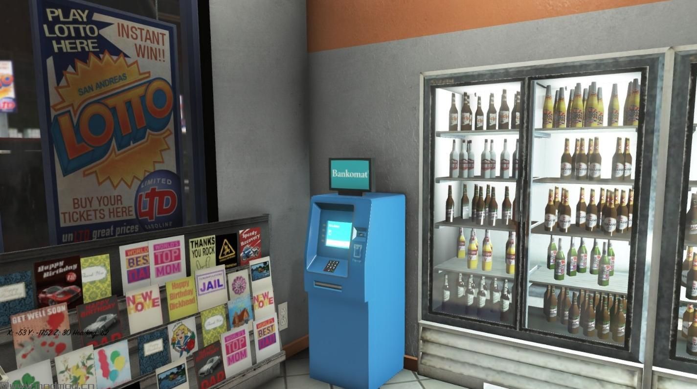 侠盗猎车手5「GTA5」Mod: Swedish ATMs, Svenska Bankomater