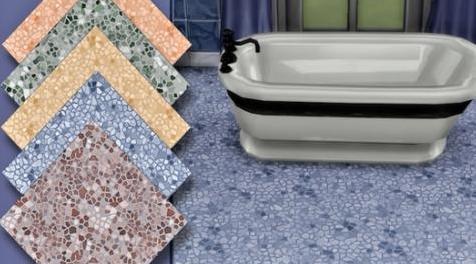 模拟人生4MOD Printed Vinyl Flooring_marcorse 地板