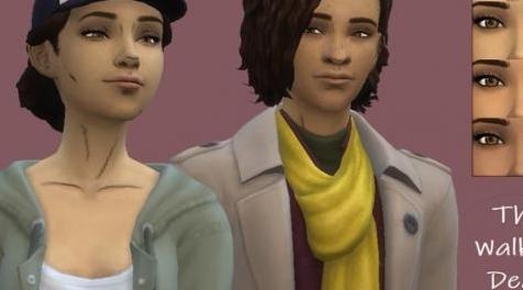 模拟人生4MOD The Walking Dead Skin Tones 皮肤色调