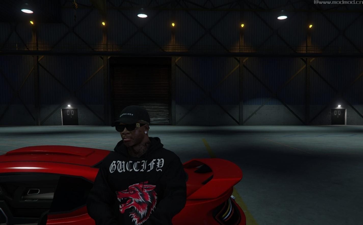 侠盗猎车手5「GTA5」Mod: Gucci Guccify Hoodie