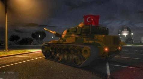 侠盗猎车手5「GTA5」Mod: 土耳其武装部队m60 elbab坦克