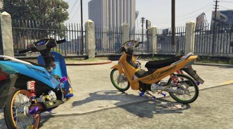 侠盗猎车手5「GTA5」Mod: Wave 125i 2010 carbon Paintjobs (BETA)