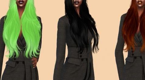 模拟人生4MOD Nightcrawler`s Bombshell Recolor 发型