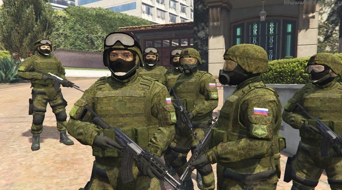 侠盗猎车手5「GTA5」Mod: Russian Armed Forces