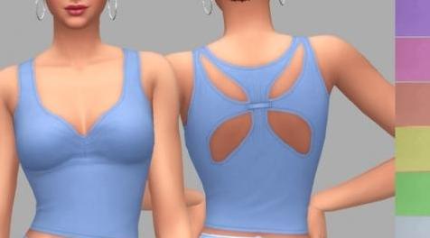 模拟人生4MOD Blouse - Eva 衬衫