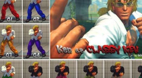 终极街霸4MOD Ken as Classy Ken MOD ver 1.0