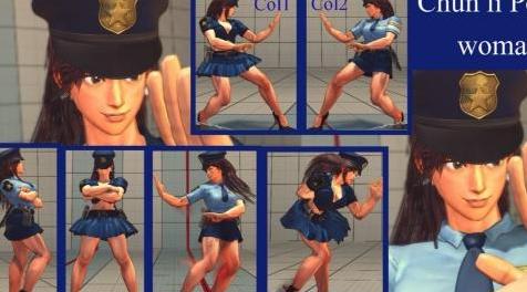 终极街霸4MOD Chun li police woman