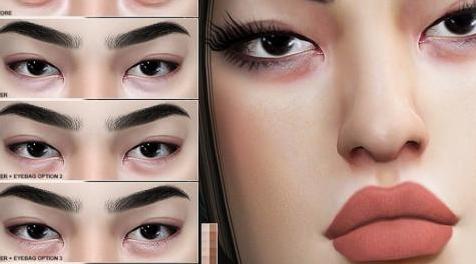 模拟人生4MOD Arenaria Eyelids N01 眼皮