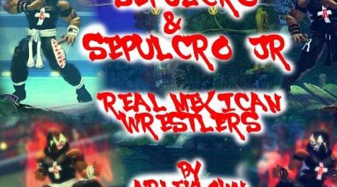 终极街霸4MOD AE MOD AKUMA SEPULCRO Y SEPULCRO JR