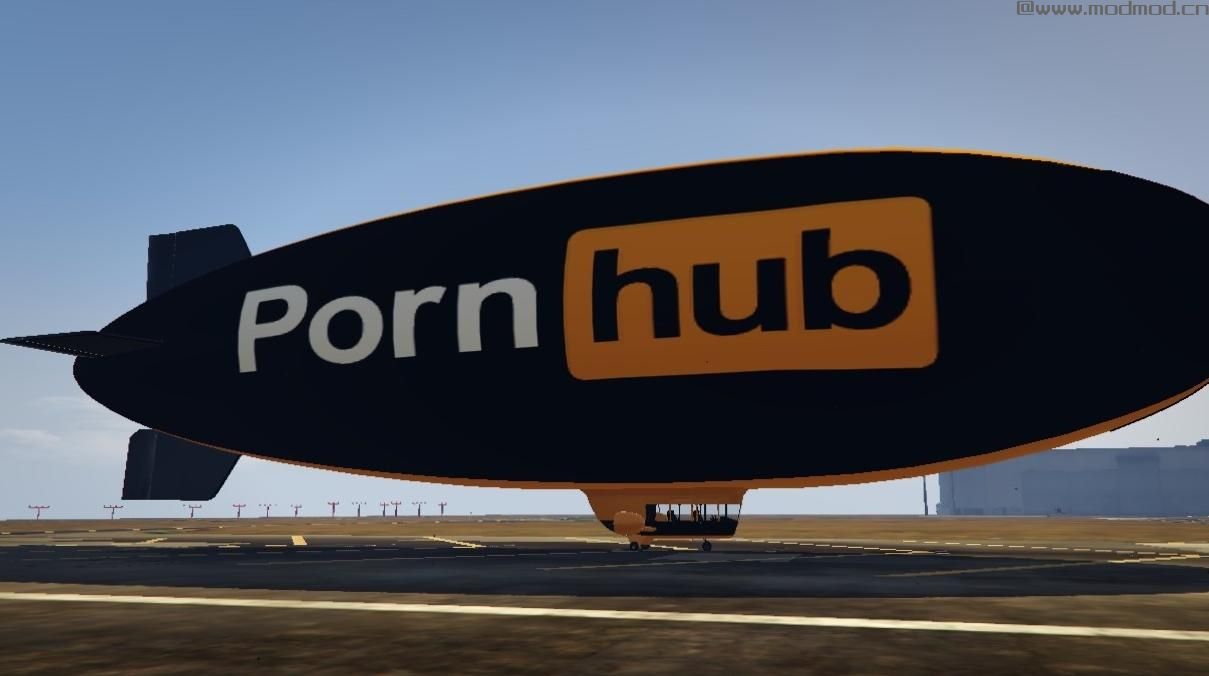 侠盗猎车手5「GTA5」Mod: Pornhub Blimp