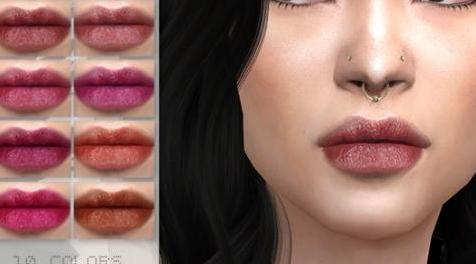 模拟人生4MOD IMF Keiko Lipstick N.140 口红