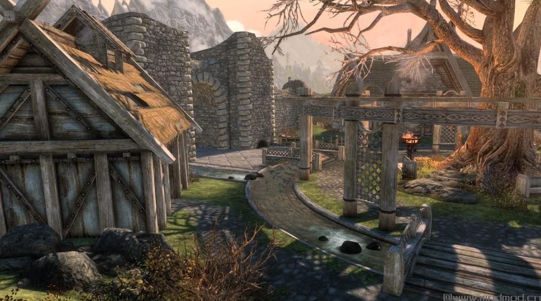 上古卷轴5：重置版MOD Zappoo的Whiterun SE新草
