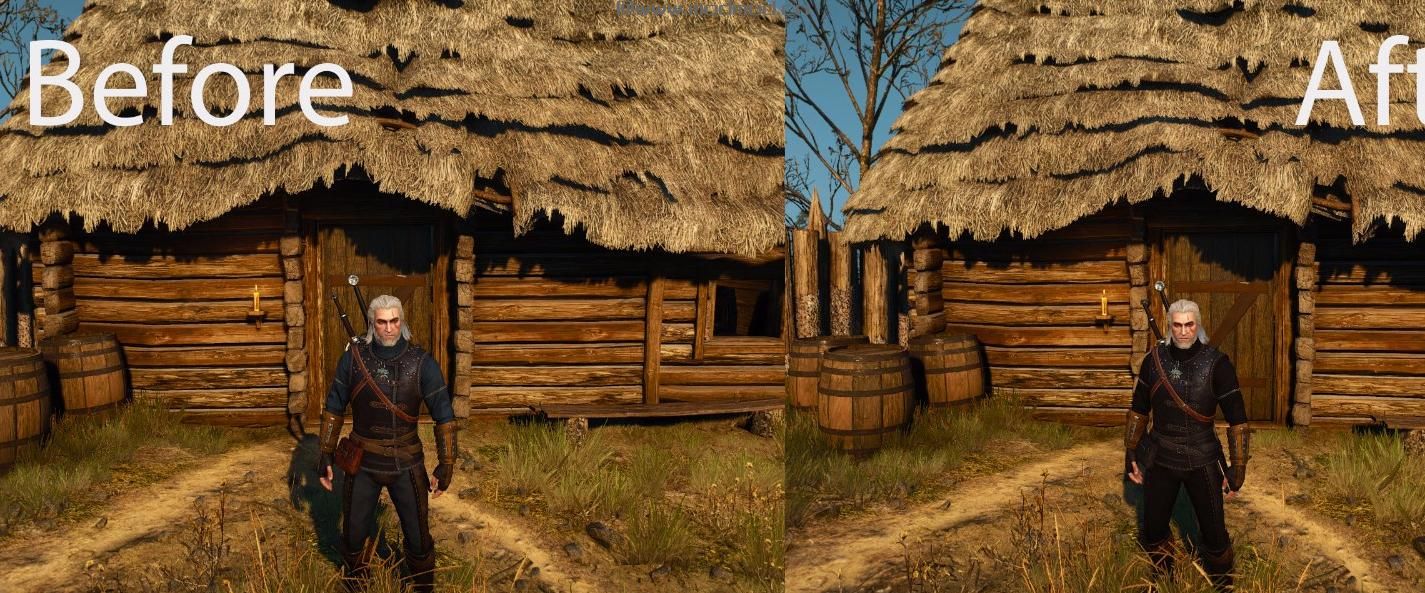 巫师3：狂猎MOD TBOAR-装甲改为黑 色-猫学派