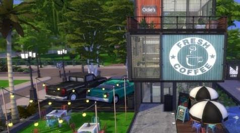 模拟人生4MOD Container Cafe 咖啡馆