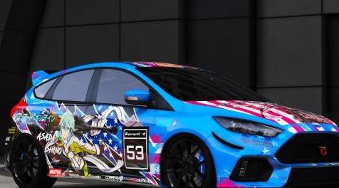 侠盗猎车手5「GTA5」Mod: Ford Focus Asada Shino Sword Art Online itasha