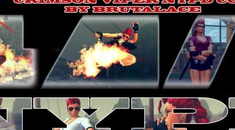 终极街霸4MOD Crimson Viper NYPD Cop By BrutalAce