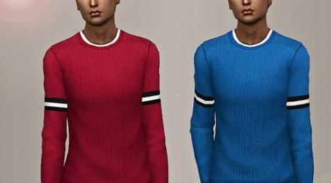 模拟人生4MOD S4 Arthur Sweater 毛衣