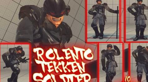 终极街霸4MOD Rolento Tekken Soldier