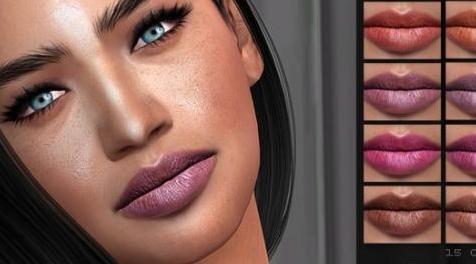 模拟人生4MOD IMF Estelle Lipstick N.138 口红