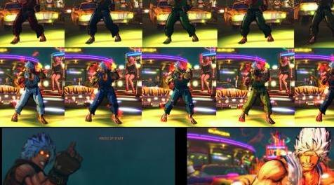 终极街霸4MOD USFIV Violent Ken 10 color pack