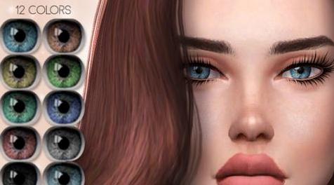 模拟人生4MOD Realistic Eyecolors BES06 眼睛