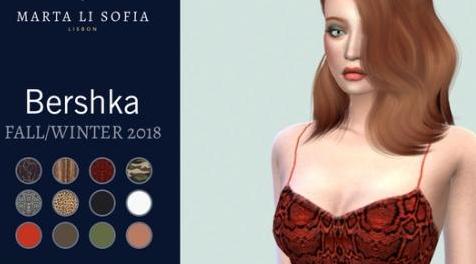 模拟人生4MOD String camisole top - Get Together needed 上衣