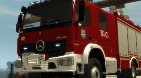 侠盗猎车手5「GTA5」Mod: 梅赛德斯 - 奔驰Atego 1530救火车