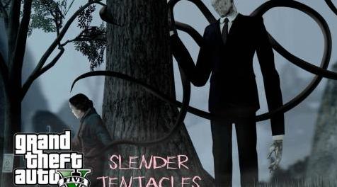 侠盗猎车手5「GTA5」Mod: Slender Man Tentacles HD
