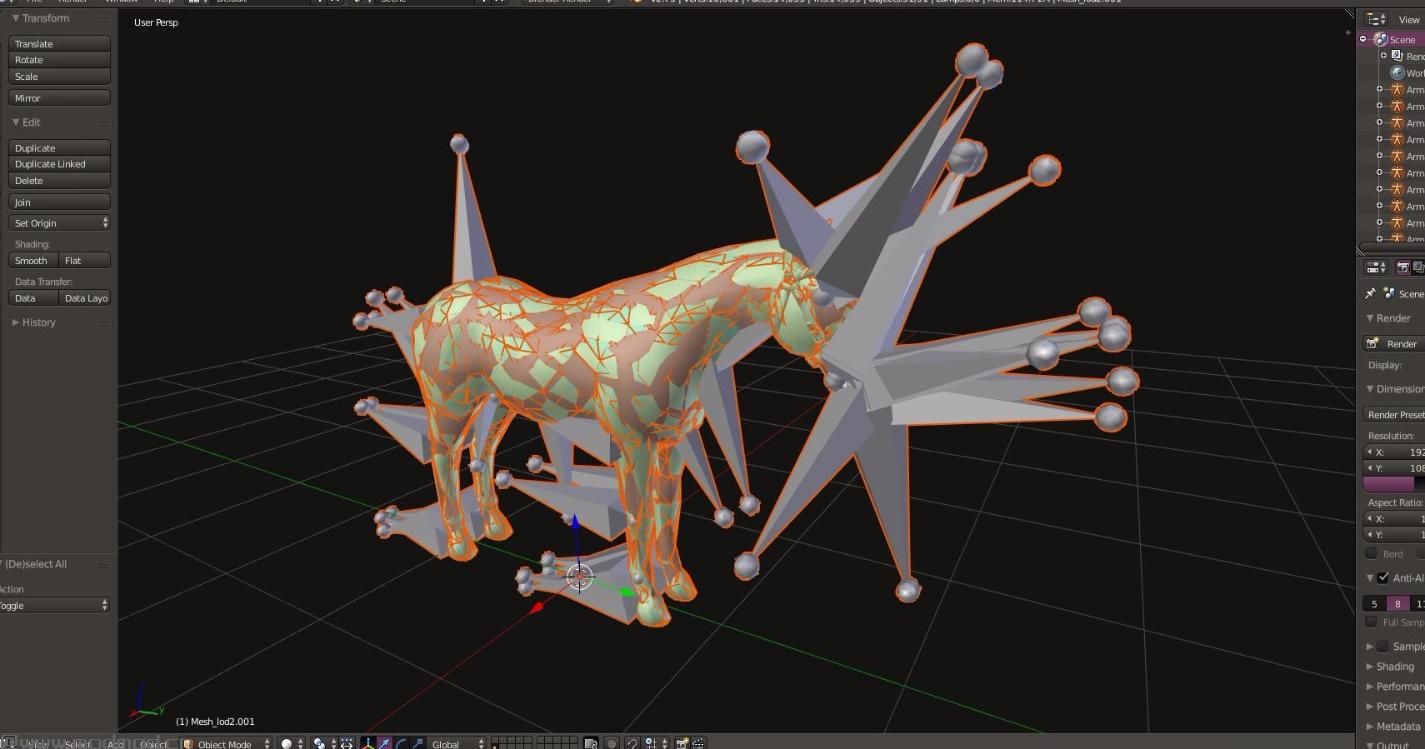 巫师3：狂猎MOD Blender的import_export fbx（文件导入教程）
