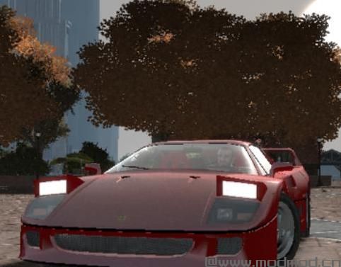 侠盗猎车手5「GTA5」Mod: 法拉利 F40 v2 custom
