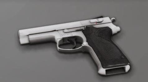 侠盗猎车手5「GTA5」Mod: Smith & Wesson Model 5946 RCMP Service Pistol