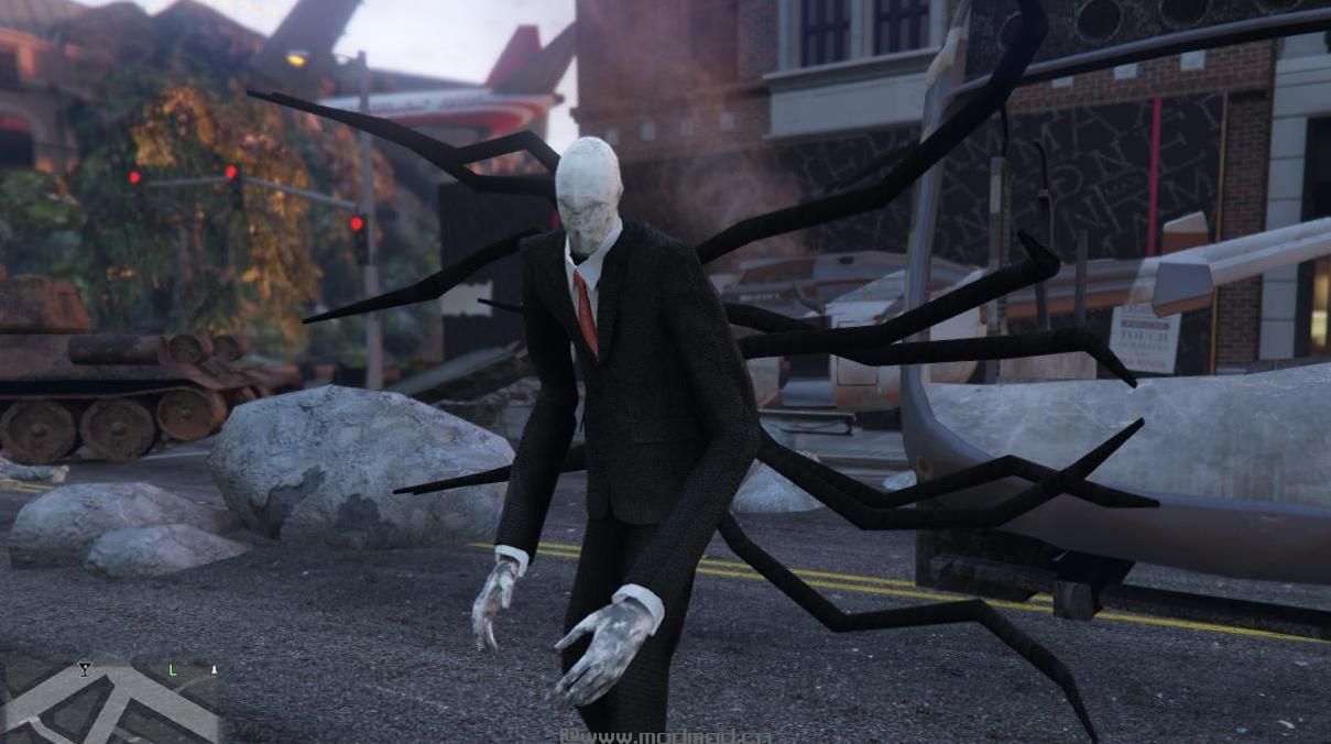 侠盗猎车手5「GTA5」Mod: Slender Man Tentacles HD