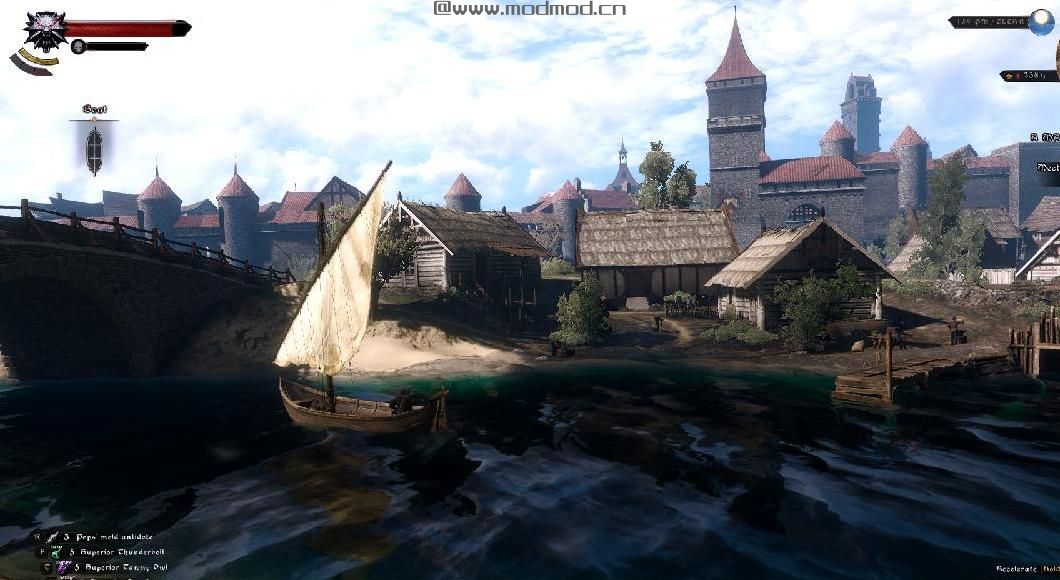 巫师3：狂猎MOD 新VGX杰洛特船只（替代E3外观）