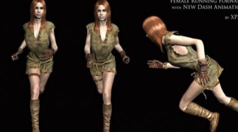 上古卷轴5：天际MOD 女性运动和新冲MOD