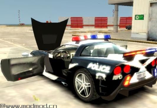 侠盗猎车手5「GTA5」Mod: 雪佛兰Corvette Z06警车（NFSMW）