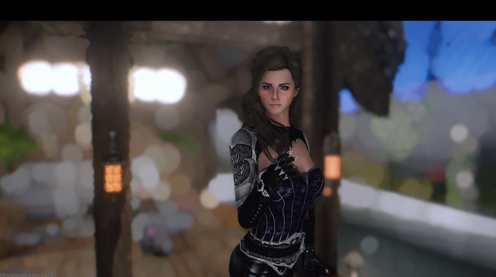 上古卷轴5：重置版MOD Lustmord Vampire Armor  - 独立颜色 -  SSE CBBE BodySlide（带物理）