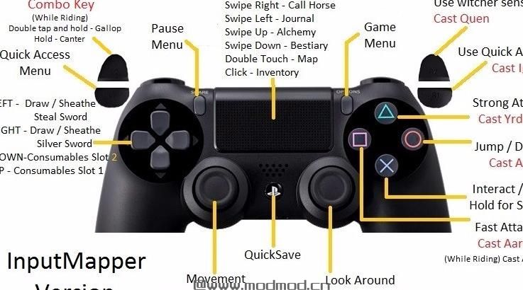 DS4-PS4的瞬时按键设置（手柄）