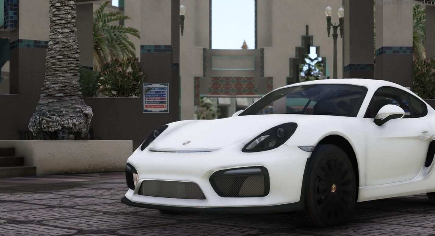 侠盗猎车手5「GTA5」Mod: Porsche Cayman GT4 2016 [Replace/Unlocked]