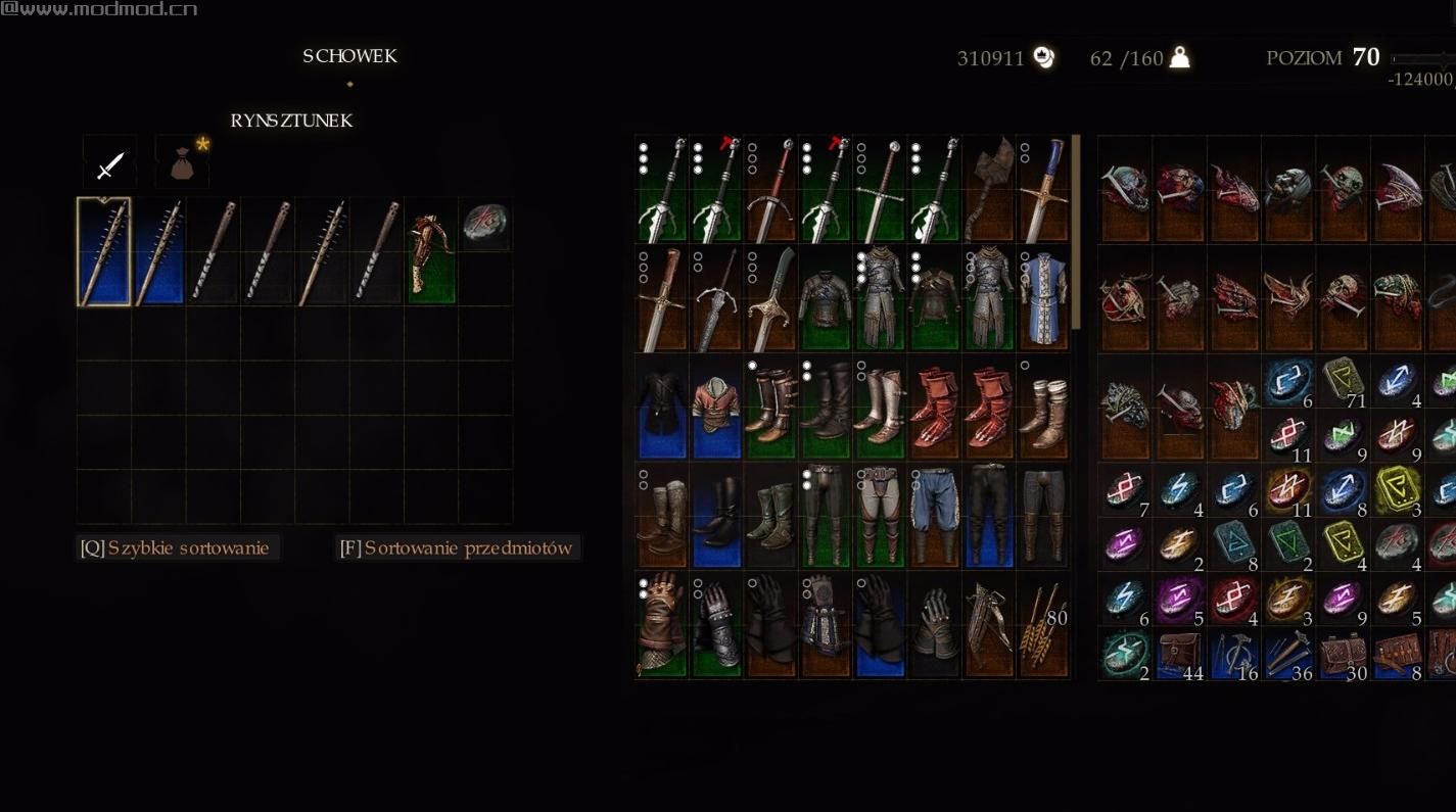 巫师3：狂猎MOD 70级324K金币完成度99.9%
