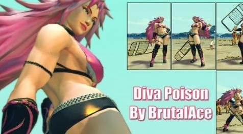 终极街霸4MOD Diva Poison By BrutalAce