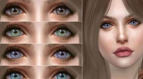 模拟人生4MOD S-Club WM ts4 Eyecolors 201824 眼睛